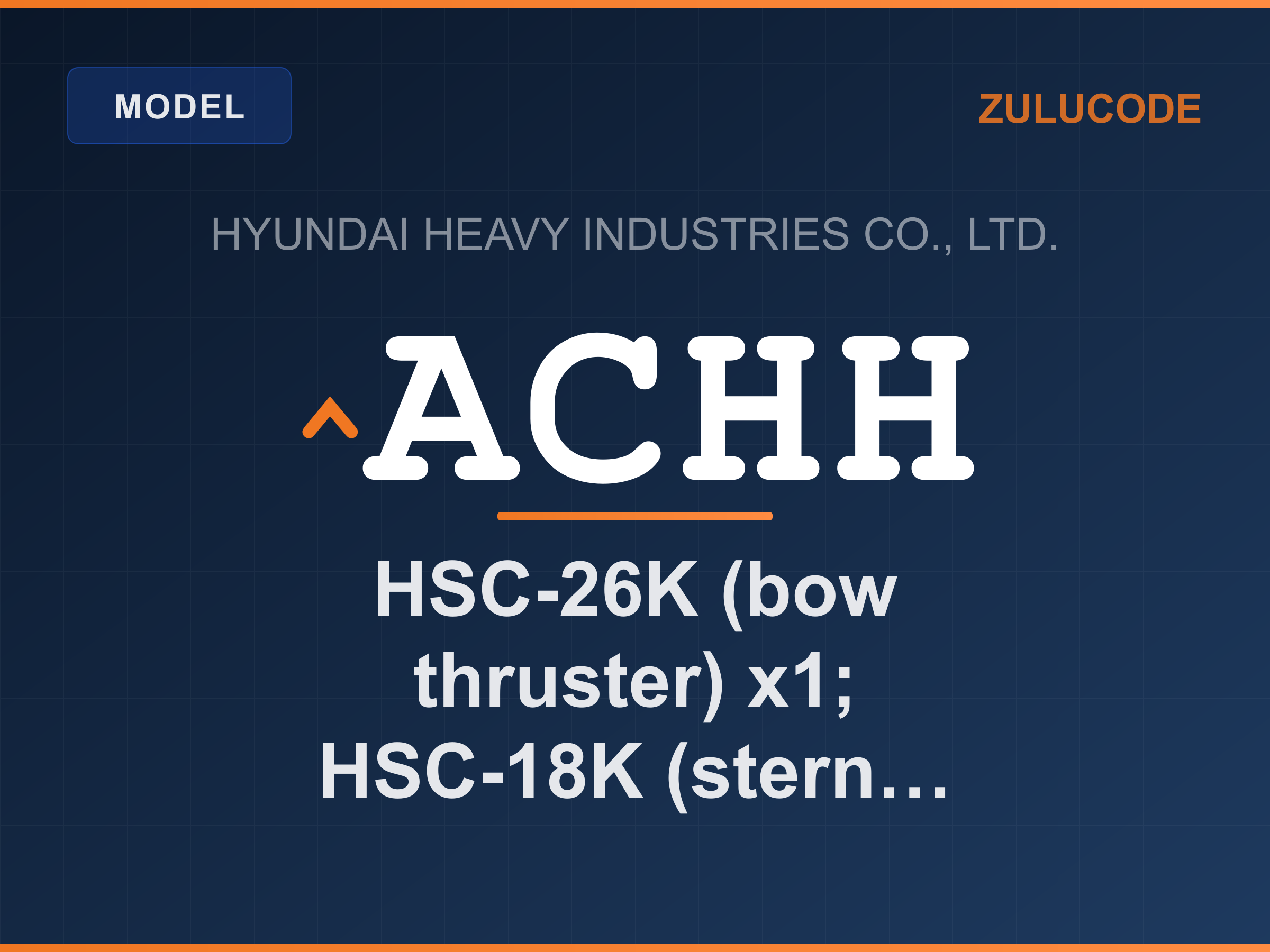 Reference card for ^ACHH