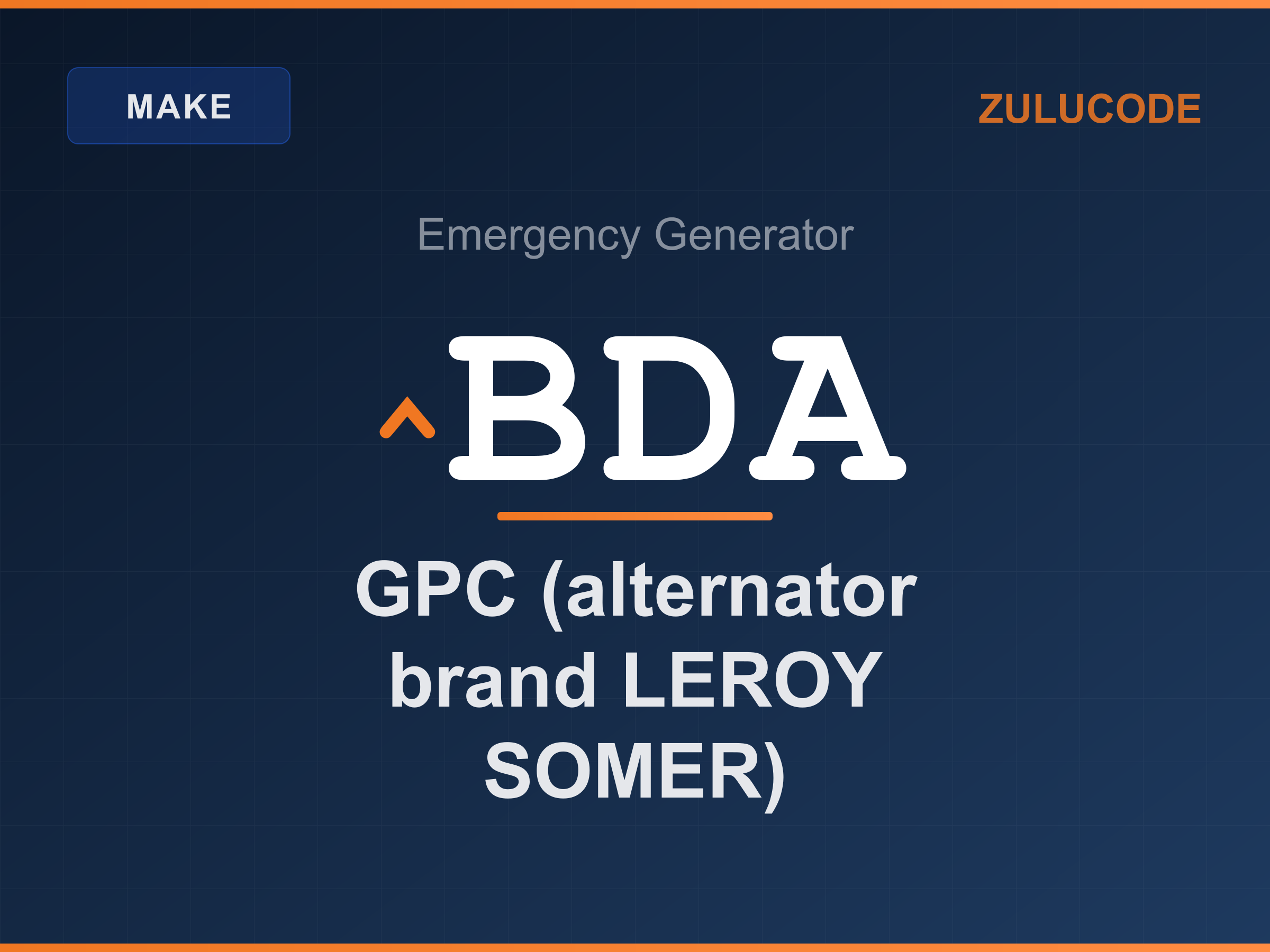 Reference card for ^BDA