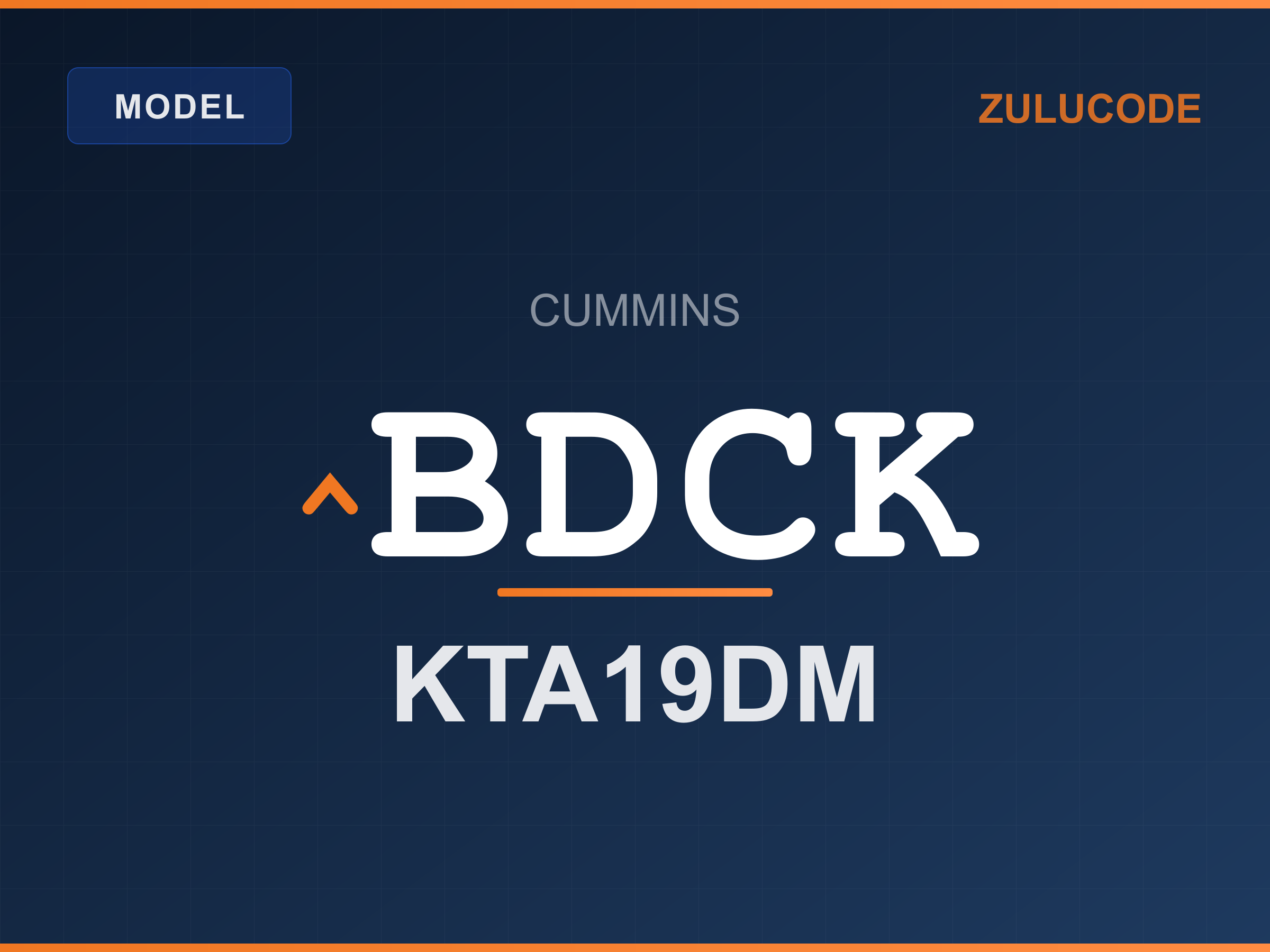 Reference card for ^BDCK