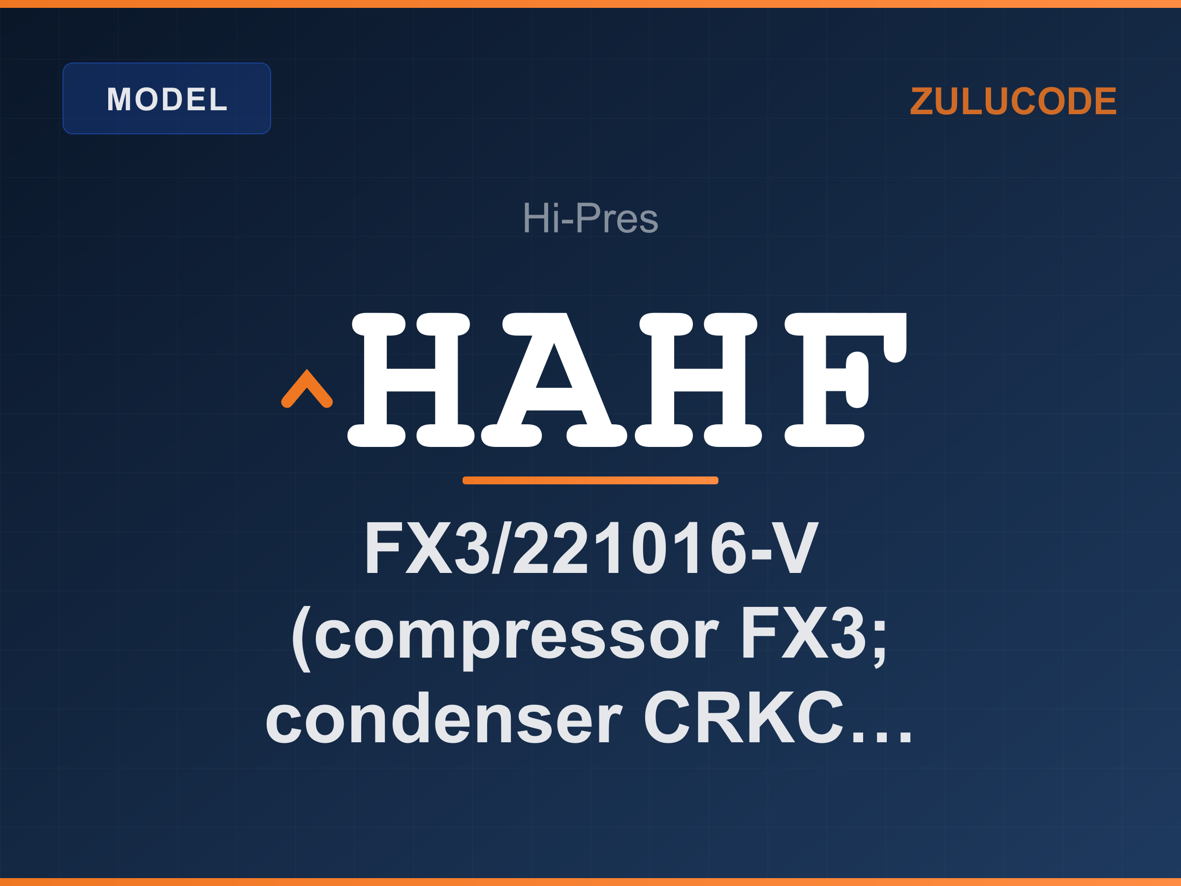 Reference card for ^HAHF