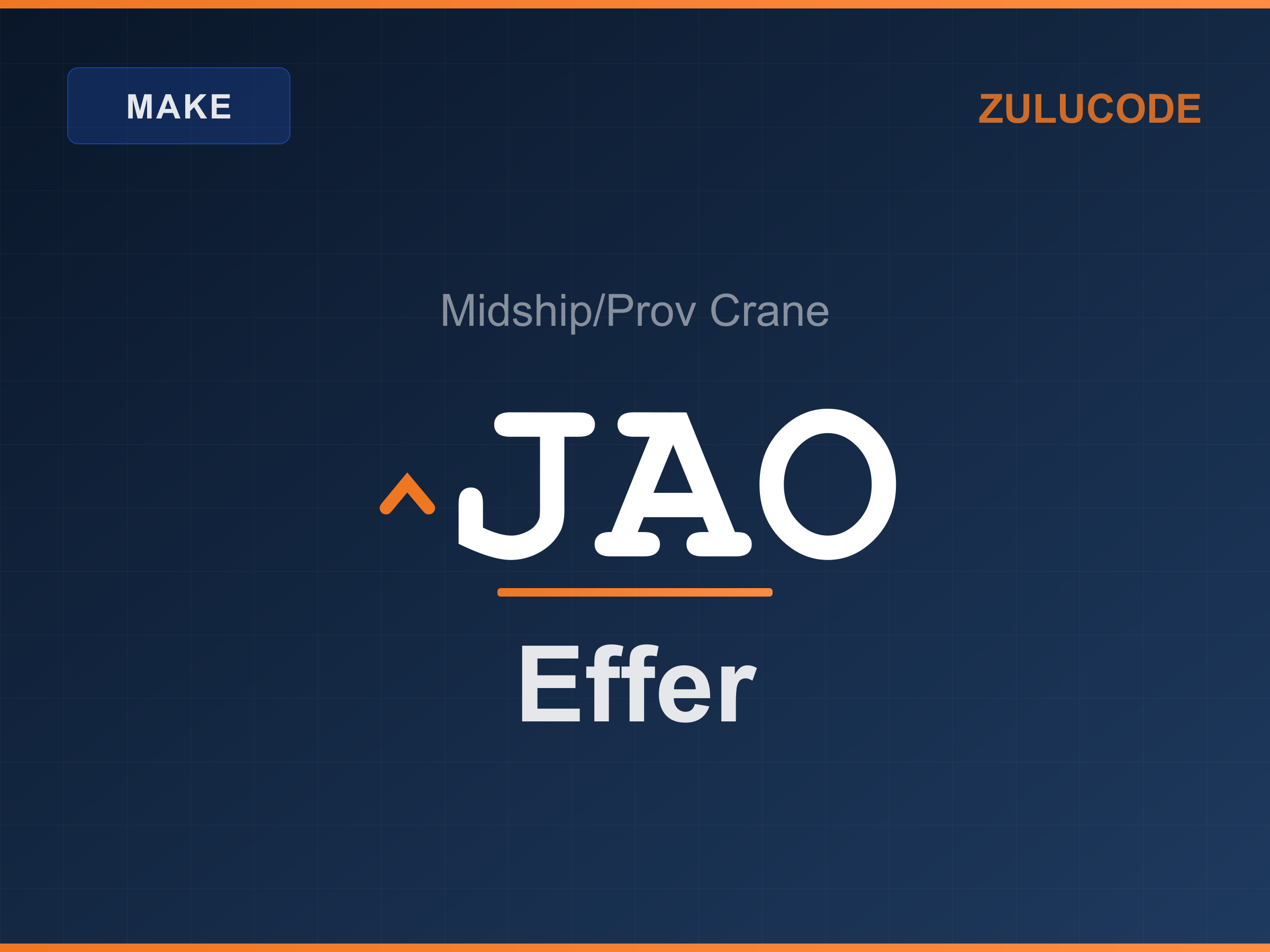 Reference card for ^JAO