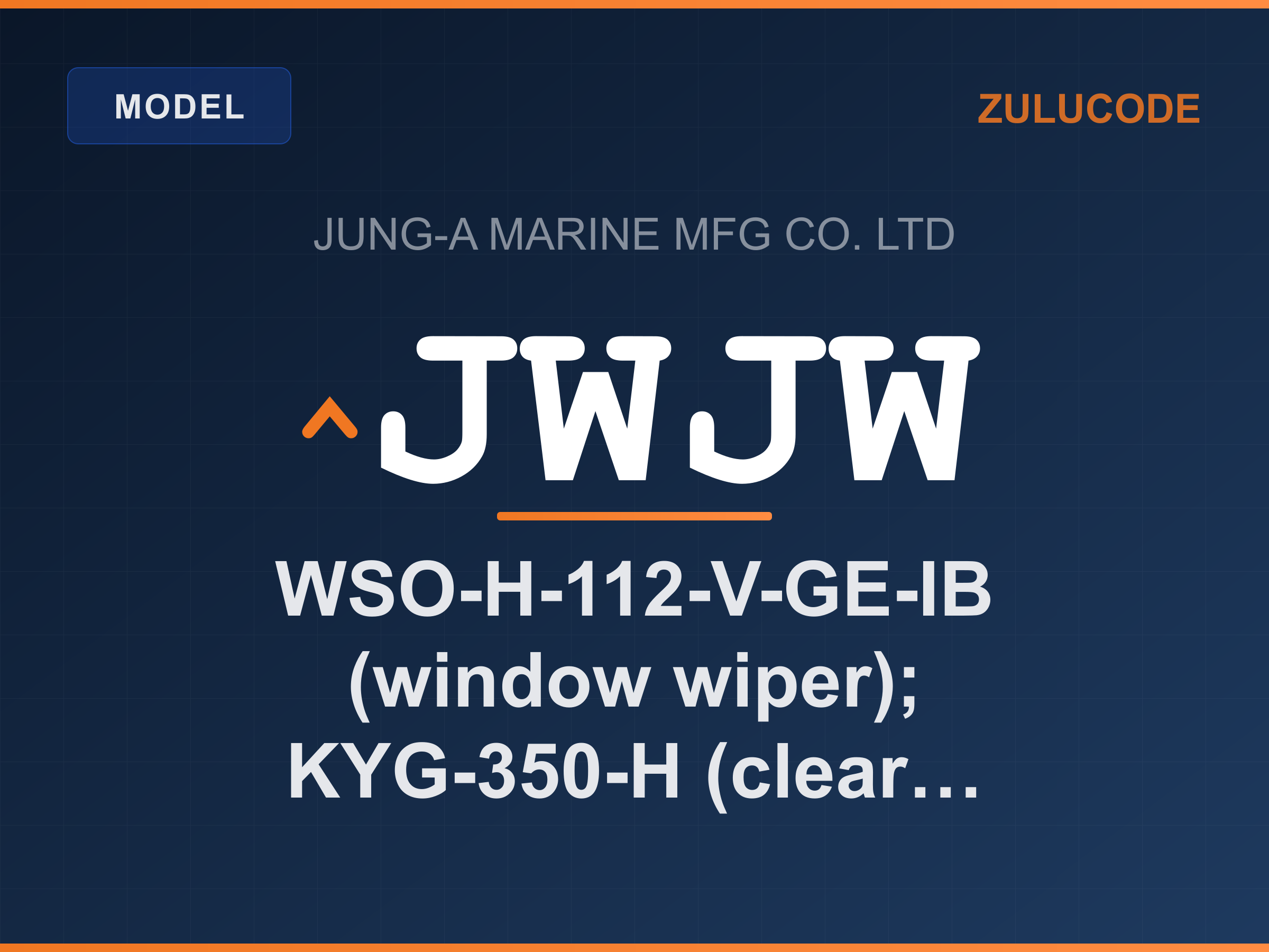 Reference card for ^JWJW
