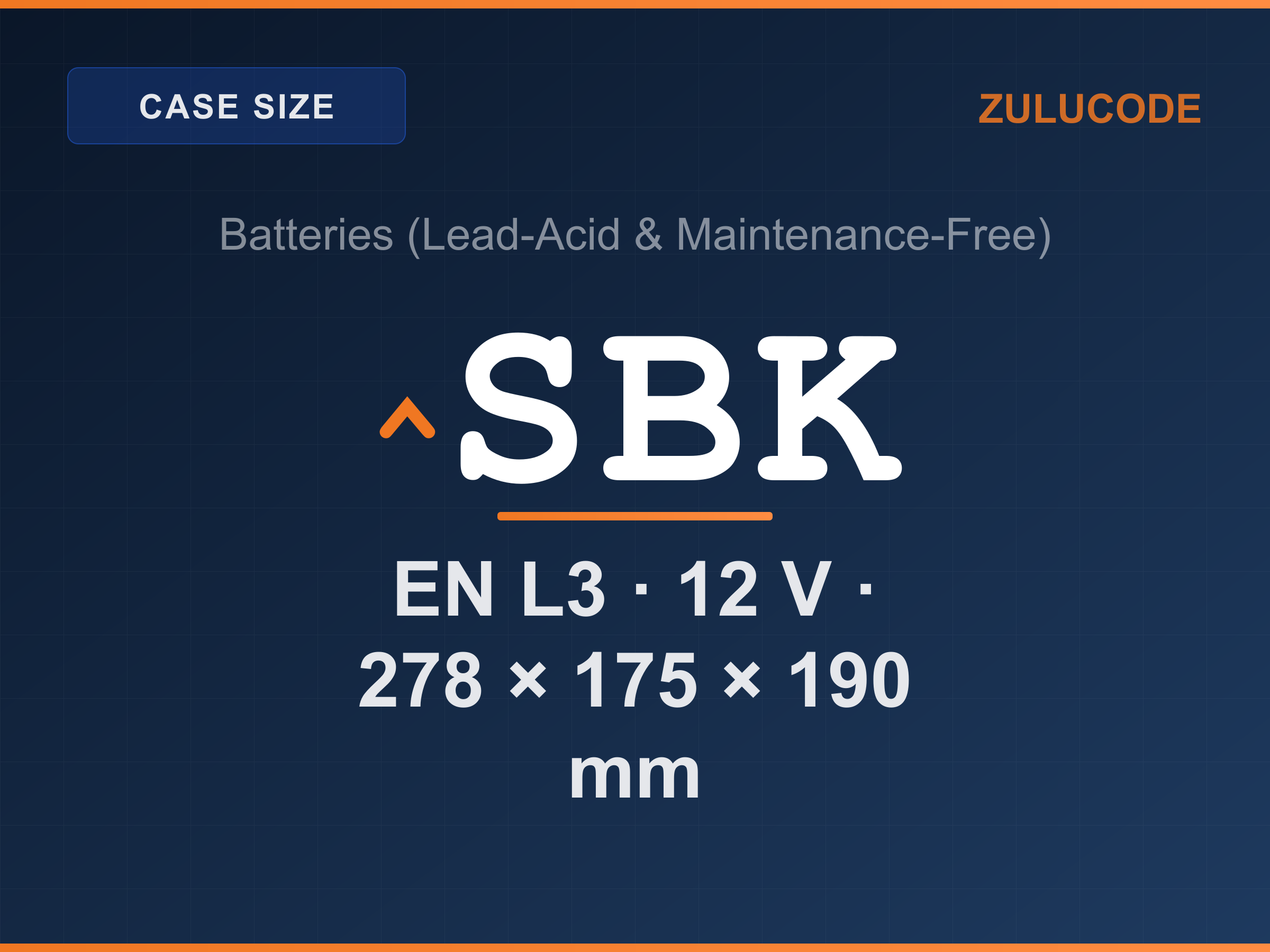 Reference card for ^SBK
