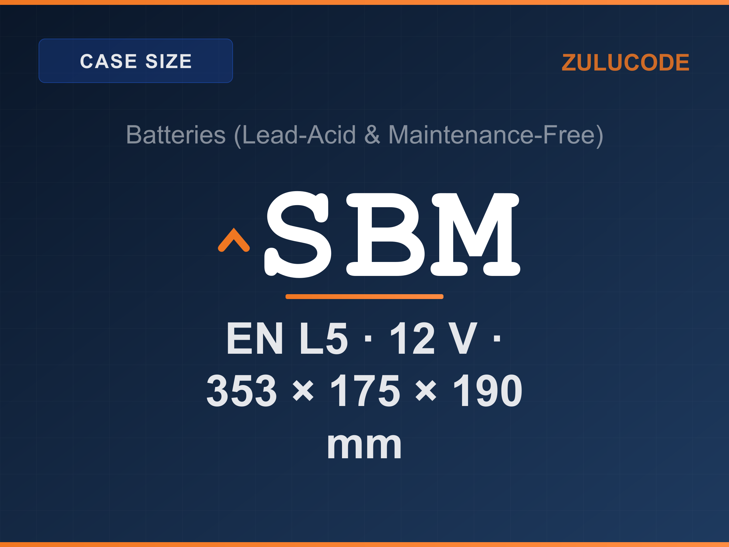 Reference card for ^SBM